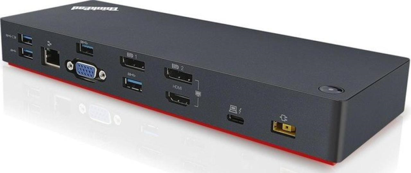 ThinkPad Thunderbolt 3 Dock for P51s/52s, T470/470s/570, T480/480s/580, TP Yoga 370, X1 Carbon(5,6th Gen), X1 Yoga (2,3nd Gen),x280,x380Yoga