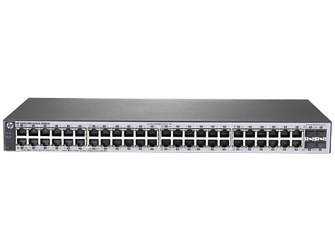 HPE 1820 48G Switch (48 ports 10/100/1000 + 4 SFP, WEB-managed, fanless) (repl. for J9660A)