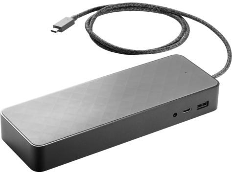 HP USB-C Universal Dock + 4.5mm and USB Dock Adapter Bundle (EliteBook x360 1020G2/1040G4/470G5/450G5/440G5/430G5/Elite x2 1012G2/Pro x2 612G2)