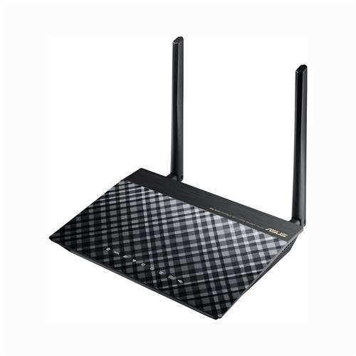 ASUS DSL-N14U B1 // ADSL модем, роутер 802.11b/g/n/ac, до 300 Мбит/c, 2 антенны, USB, LAN ; 90IG00Z1-BM3020