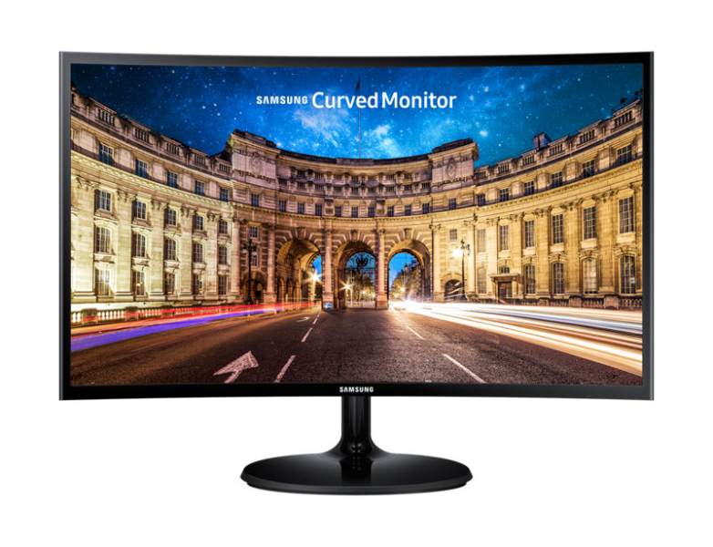 Samsung 27" C27F390FHI VA LED изогнутый 16:9 1920x1080 4ms 250cd 3000:1 178/178 D-Sub HDMI Glossy Black