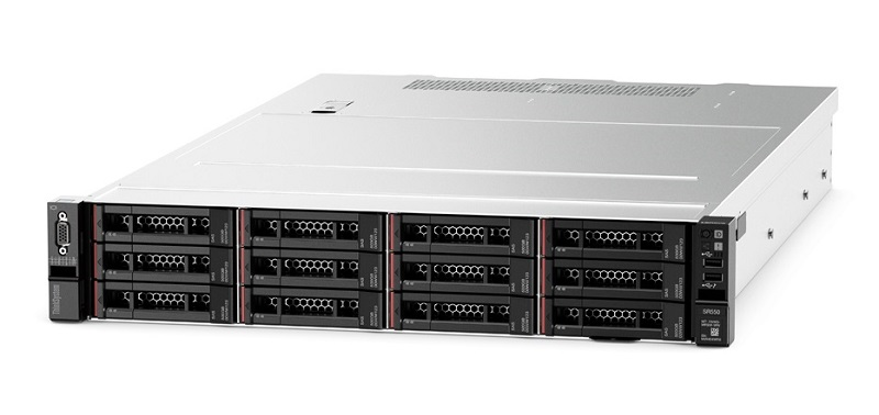 Lenovo TS ThinkSystem SR550 Rack 2U,Xeon 4110 8C (2.1GHz/85W),16GB/1Rx4 RDIMM,noHDD 2,5"(upto8/16),SR 930-8i(2GB Flash),noDVD,nofree PCI,2xGbE,1x750W Platinum p/s (upto2),1 power cord, XCC Advanced