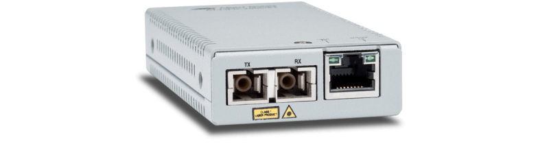 Allied telesis Mini Media Converter 10/100/1000T to 1000BASE-SX MM, SC Connector