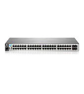 Aruba 2530 48G PoE+ Switch (48 x 10/100/1000 + 4 x SFP, Managed, L2, virtual stacking, POE+ 382W, 19")