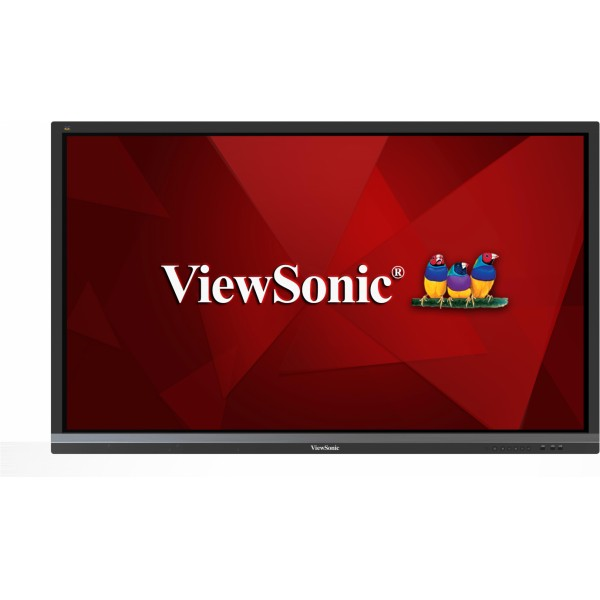 Viewsonic 65" Smart Board, DLED 4K Ultra HD 3840x2160, 350 nits, 1200:1, 8ms, 178/178, 20 Points IR Touch, 16Wx2, VGA, DP, 3*HDMI, CVBS, Touch USB, RS232, RJ45, 2*PC Slot, ARM 16Gb, VESA 600x400