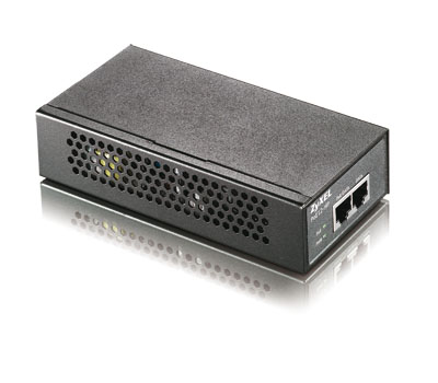 ZyXEL PoE12-HP Single Port Инжектор PoE 802.3at (30 Вт) для подачи электропитания по кабелю Gigabit Ethernet'