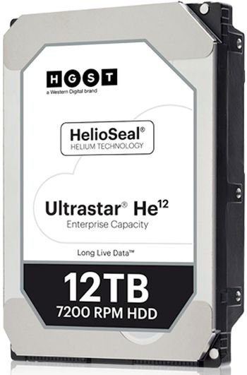 HGST Enterprise HE12 HDD 3.5" SAS  12000Gb, 7200rpm, 256MB buffer (HUH721212AL5204 Hitachi Ultrastar Heluim HE12)