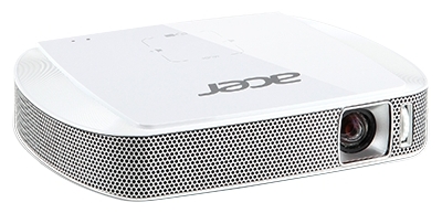 Acer projector C205, FWVGA/DLP/LED/150 Lm/1000:1/30000 Hrs/HDMI(MHL)/2Wx2/Battery/Wi-Fi via Adapter(option)/302g