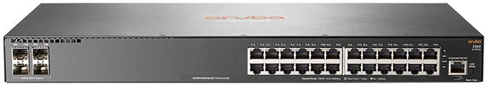 Aruba 2540 24G 4SFP+ Switch (24x10/100/1000 RJ-45 + 4x1/10G SFP+, Managed, L2, 19") (repl. for J9856A)