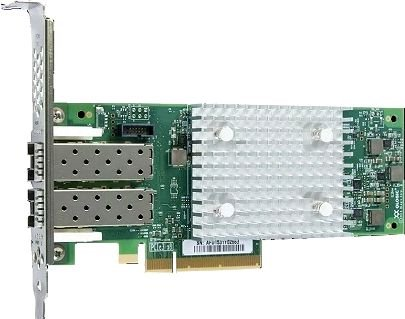DELL Controller HBA FC QLogic 2692 Dual Port, 16Gb Fibre Channel, Low Profile (analog 406-BBBH, 406-10743, P9J2D, P0TRP)