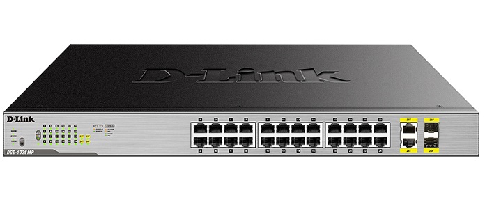 D-Link DGS-1026MP, 26 Port Gigabit Max PoE Switch