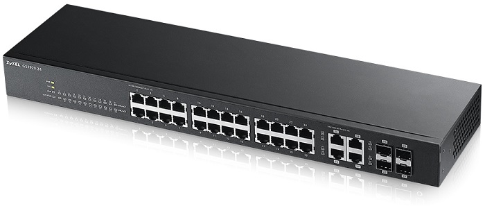 ZyXEL GS1920-24, 28-port GbE L2 Smart Switch