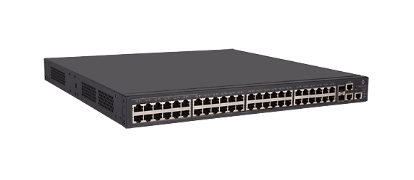 HPE  1950 48G 2SFP+ 2XGT PoE+ Switch (48x10/100/1000 RJ-45 PoE+ + 2x1G/10G RJ-45 + 2x1G/10G SFP+, web-managed, PoE 370W, 19")