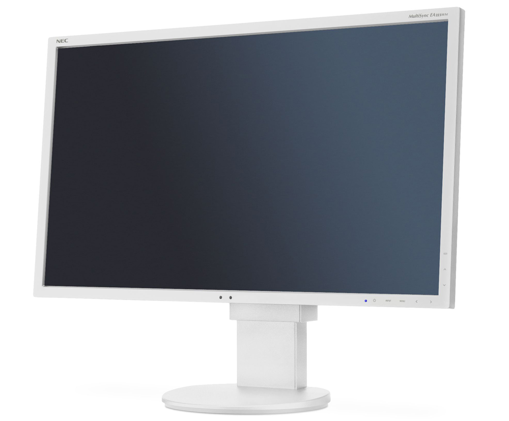 NEC 22" EA223WM LCD S/Wh ( TN; 16:10; 250cd/m2; 1000:1; 5ms; 1680x1050; 170/160; D-sub; DVI-D; DP; USB; HAS 130mm; Tilt; Swiv 170/170; Pivot; Human Sensor; Spk 2х1W )