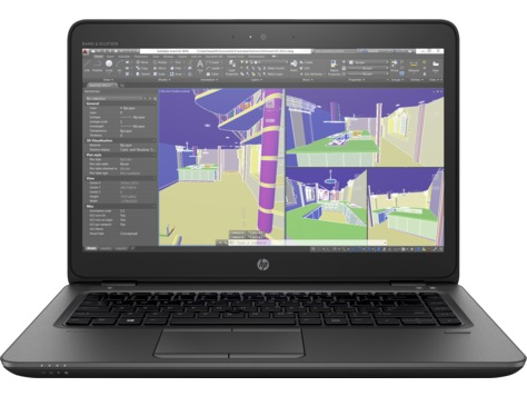 HP ZBook 14u G4 Core i7-7500U 2.7GHz,14" FHD (1920x1080) AG,AMD FirePro W4190M 2Gb GDDR5,8Gb DDR4(1),1Tb 5400,51Wh LL,FPR,1.7kg,3y,Black,Win10Pro