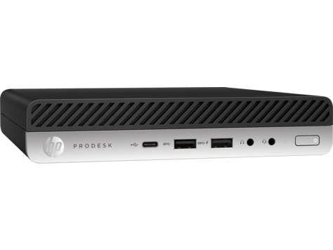 HP ProDesk 600G3 Mini Core i3-7100T,4GB DDR4-2400 (1x4GB),1TB,USB kbd/mouse,Stand,Intel 8265 AC 2x2 non-Vpro,Win10Pro(64-bit),3-3-3 Wty