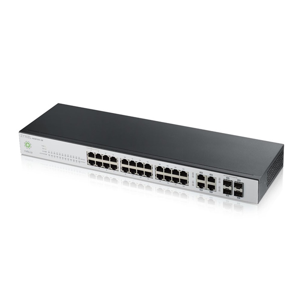 Zyxel Nebula NSW100-28 с управлением в облаке, 24xGE, 4xCombo (SFP/RJ-45)
