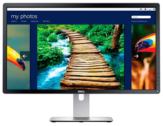 Dell 23.8" P2415Q  LED 4K S/BK ( IPS; 16:9; 300 cd/m2; 1000:1; 6ms; 3840x2160; 178/178; HDMI (MHL); DP; mini DP; 4хUSB; HAS; Tilt; Pivot)