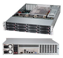 Supermicro SuperChassis 2U 826BE1C-R920LPB/ noHDD(12)LFF/ noHDD(2)SFF(opt+MCP-220-82609-0N)/ 7xLP/ 2x920W Platinum(13.68"x13",12"x13" with rear 2.5" HDD)E-ATX/ Expander Backplane