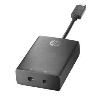 HP USB-C to 3 and 4.5mm Adapter (EliteBook 1030 G1/1040 G3/745 G3/ Folio G1/ZBook 15 G3/Elite Tablet x2 1012 G1/608 G1)
