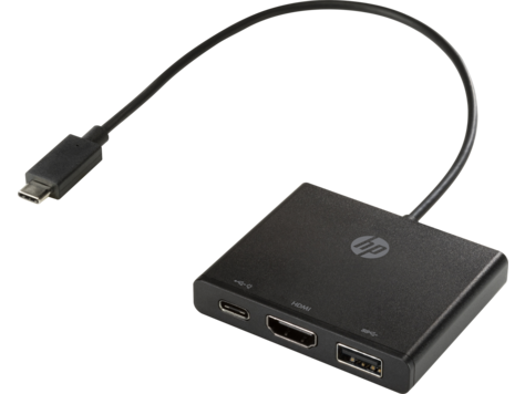 HP USB-C to HDMI/USB3.0/USB-C cons