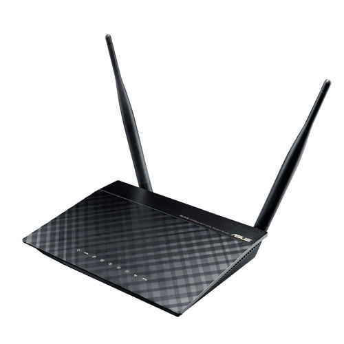 ASUS DSL-N12E // ADSL модем, роутер 802.11b/g/n/ac, до 300 Мбит/c, 2 антенны, LAN ; 90IG0101-BM3000