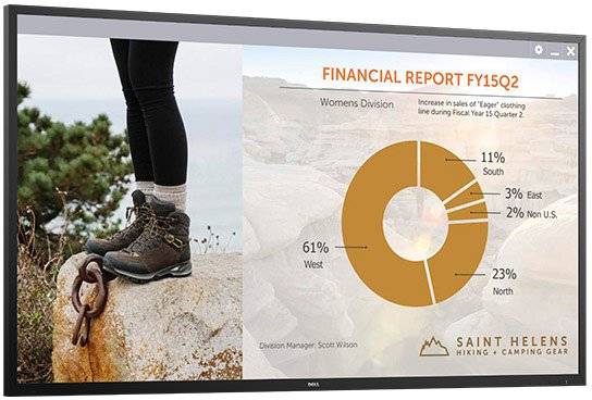 Dell 69.5" C7016H  LCD BK/BK ( VA; 16:9; 400 cd/m2; 4000:1; 6ms; 1920x1080; 176/176; VGA; 2xHDMI 1.4 (MHL 2.0); DP 1.2; 3xUSB; Spk 2х10W)