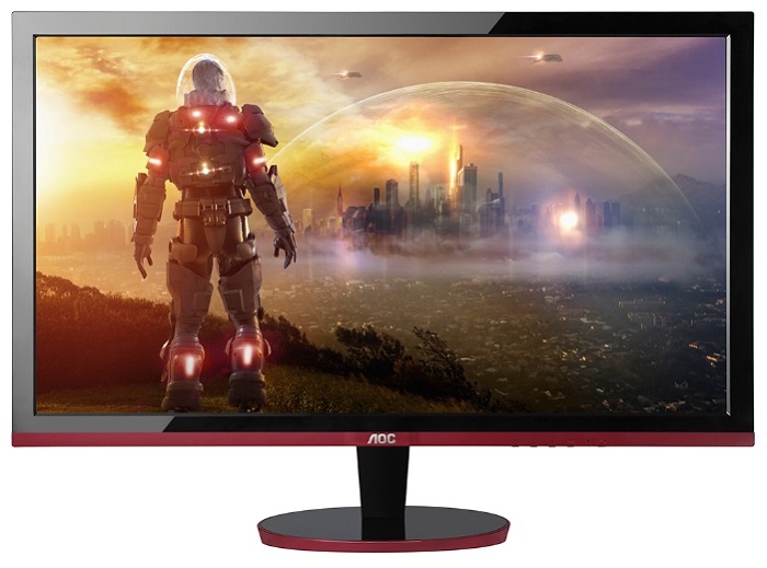 27" AOC G2778VQ 1920x1080 TN LED 16:9 1ms D-Sub HDMI DP 80M:1 170/160 300cd Speakers Black-Red