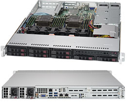Supermicro SuperServer 1U 1029P-WTR noCPU(2)Scalable/TDP 70-165W/ no DIMM(12)/ SATARAID HDD(8)SFF/ 2xGbE/ 2xFH, 1xLP, M2/ 2x750W