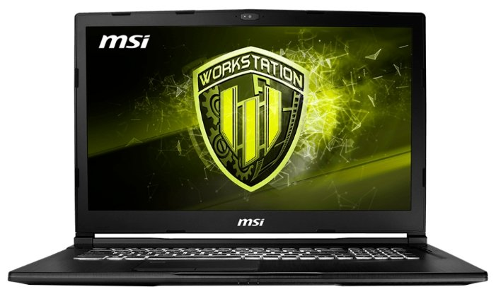 MSI WE73 8SJ-074RU Core i7-8750H 2.2GHz,17.3" FHD IPS AG,16GB DDR4(2),128Gb SSD/1TB 7.2krpm,NV P2000 4Gb,WiFi,BT,Backlite kbd,Win10Pro(64),3y,Black