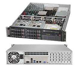 Supermicro SuperServer 2U 6028R-T no CPU(2) E5-2600v3/v4 noHS/ no memory(16)/ on board C612 RAID 0/1/5/10/ no HDD(6)LFF/ 2xGE/ 6xLP/ 1x650W Gold/ Backplane 6xSATA/SAS