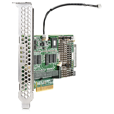 HPE SAS Controller Smart Array P440/4GB FBWC/12G/int. Single mini-SAS port /PCIe3.0 X8/incl. h/h & f/h. Brckts