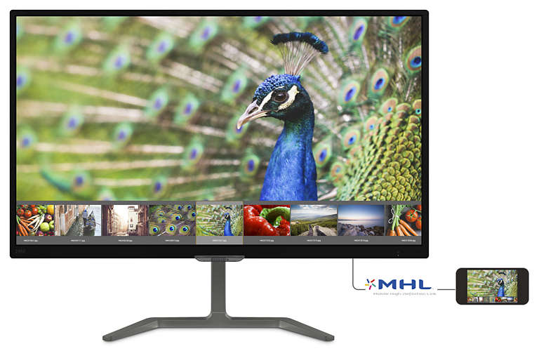 23,6" Philips 246E7QDAB 1920x1080 PLS W-LED 16:9 5ms D-Sub DVI MHL-HDMI 20M:1 178/178 250cd Speakers Black.