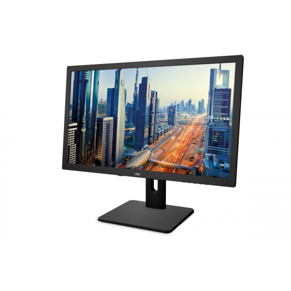 23,8" AOC I2475PXQU 1920x1080 IPS LED 16:9 4ms VGA DVI HDMI DP 4xUSB2.0/USB3.0 20M:1 178/178 250cd HAS Pivot Tilt Swivel Speakers Black