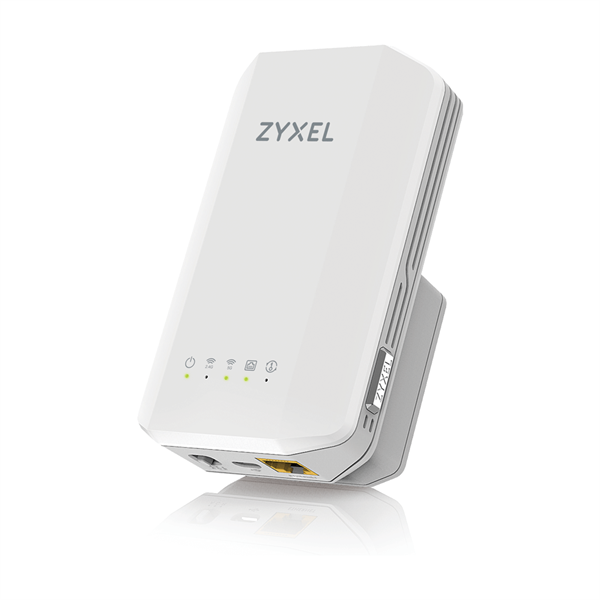Zyxel WRE6606, AC1300, MU-MIMO, 802.11a/b/g/n/ac (300+867 Мбит/с), 1xLAN GE