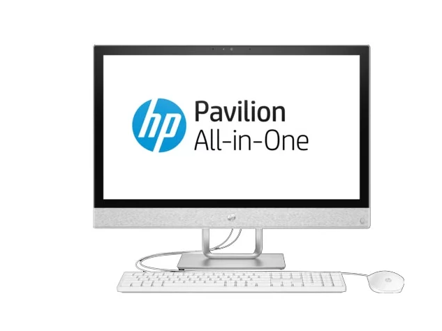 HP Pavilion 27 I 27-r101ur Non-Touch Intel Core i5-8400T 8GB DDR4 (1X8GB)1TB Intel UHD Graphics 630 DVDRW USB KBD, USB MOUSE Webcam Blizzard White FREEDOS