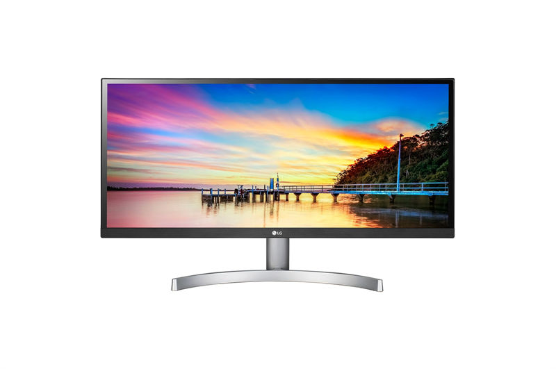 LG 29" 29WK600-W IPS LED, 2560x1080, 5ms, 300cd/m2, 100Mln:1, 178°/178°, 2*HDMI, DisplayPort, USB-С, Tilt, колонки, VESA, White