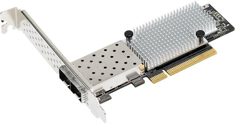 ASUS PEI-10G/82599-2S / сетевая карта SFP+, Dual Port ; 90SC06N0-M0UAY0