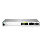 Aruba 2530 24G PoE+ Switch (24 x 10/100/1000 + 4 x SFP, Managed, L2, virtual stacking, PoE+ 195W, 19")