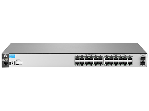 Aruba 2530 24G 2SFP+ Switch (24 x 10/100/1000 + 2 x SFP+, Managed, L2, virtual stacking, 19")