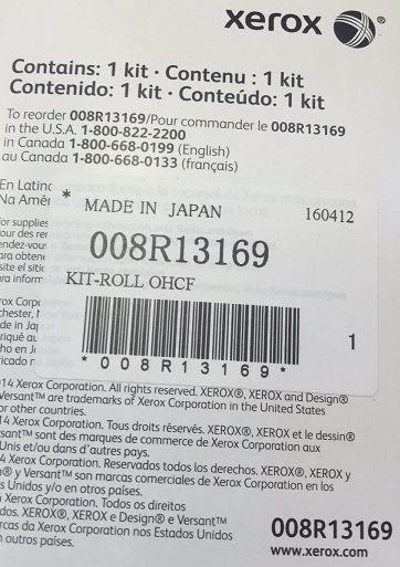 Комплект роликов подачи OHCF XEROX Versant 80/180