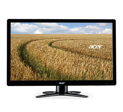 ACER 24" G246HLFbid LED, 1920x1080, 1ms, 250cd/m2, 1000:1, VGA + DVI (w/HDCP) + HDMI, Black Glossy w/Red stripes on Footstand