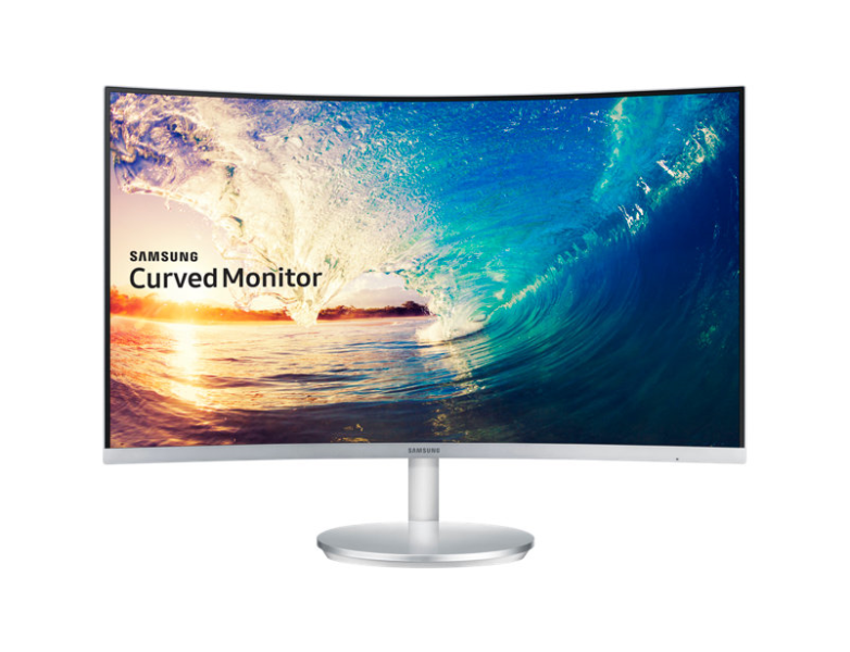 Samsung 27" C27F591FDI VA LED изогнутый 16:9 1920x1080 4ms 250cd 3000:1 178/178 D-Sub HDMI DP колонки БП внешний White