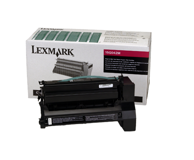 Lexmark C752, C762 Magenta High Yield Return Programme Print Cartridge (15K) 15,000 pages  C752 / C752dn / C752dtn / C752fn / C752n / C762 / C762dn / C762dtn / C762n / X752e / X762e