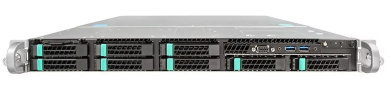 Intel Server System WOLF PASS 1U R1208WFTYS 952627 2xXeonScalable(max165W)/ DDR4 ECC RDIMM x24/ 8x2,5"/ 2x10GBe/ SWRAID(0,1,10,opt.5)/ 1x1100W redundant PWS