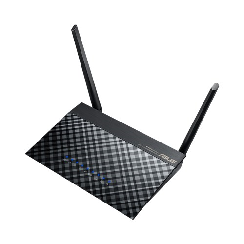 ASUS RT-AC51U //   роутер  802.11b/g/n/ac, до 300 + 433Мбит/c, 2,4 + 5 гГц, 2 антенны + 1 внутренняя, USB ; 90IG0150-BM3G00