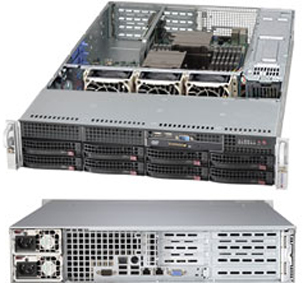 Supermicro SuperChassis 2U 825TQC-R740LPB/ no HDD(8)LFF/ no fixed LFF(2)/ 7xLP/ 2x740W Platinum(12" x 13", 13.68" x 13", 12" x 10")E-ATX, ATX/ Backplane 8xSATA3/SAS3