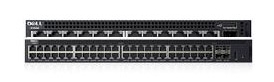 DELL Networking X1052 с веб-интерфейсом, 48 портов 1GbE и 4 порта 10GbE SFP+, 3YPSNBD  (210-AEIO)