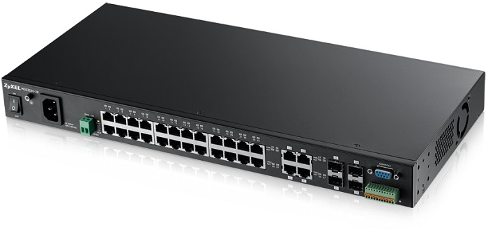 ZyXEL MGS3520-28 28 port L2 Metro switch, 24x Copper, 4x Combo, AC