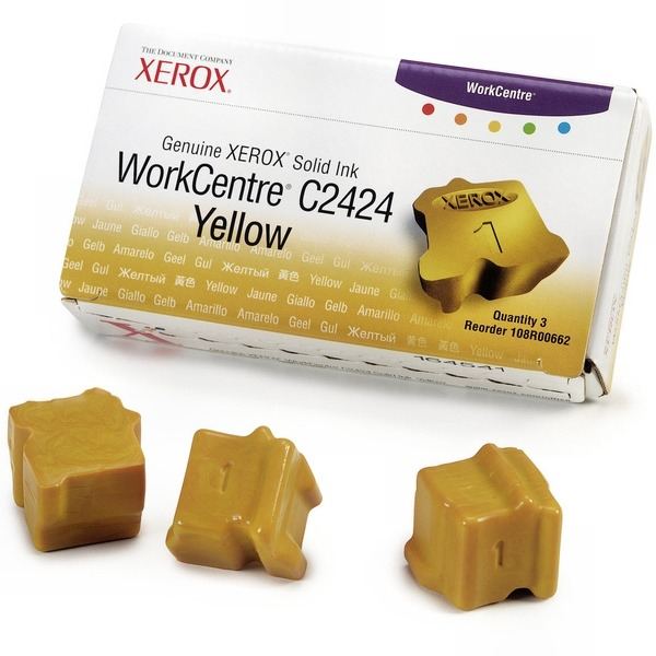 Чернила желтые (3шт.) XEROX WC C2424